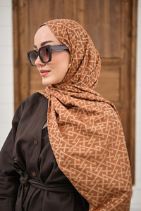 Geometrik Desen Şal Taba