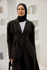 Gizli Cep Ve Önü Pile Detaylı Takım Antrasit