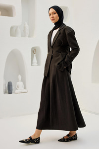 Gizli Cep Ve Önü Pile Detaylı Takım Antrasit