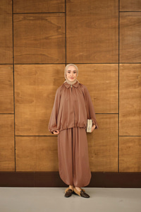 Gizli Fermuar Detay Takım Taba