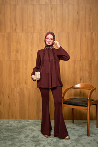 Godeli İkili Takım Bordo