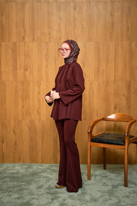 Godeli İkili Takım Bordo