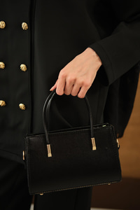 Gold Detay Çanta Siyah