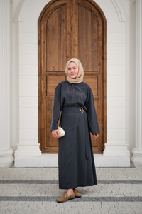 Gold Kemer Detay Gömlekli Takım Antrasit