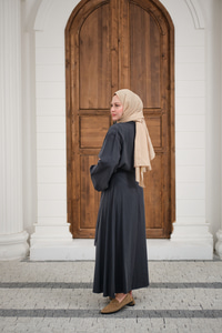 Gold Kemer Detay Gömlekli Takım Antrasit