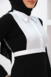 GOMLEK YAKA ICLIK BEYAZ