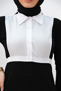 GOMLEK YAKA ICLIK BEYAZ