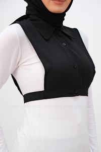 GOMLEK YAKA ICLIK SIYAH