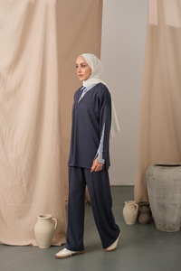 Gömlek Yaka İkili Takım Antrasit