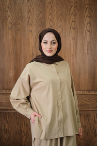 Gömlekli Takım Bej