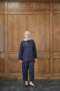 Gömlekli Takım Lacivert