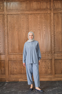 Gömlekli Takım Mavi