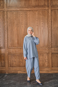 Gömlekli Takım Mavi