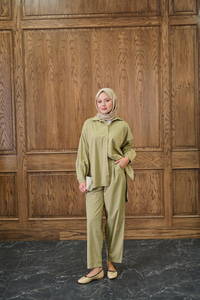 Gömlekli Takım Yeşil