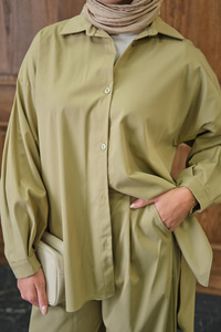 Gömlekli Takım Yeşil