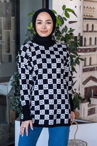 Uygun Fiyatlı GULEN YUZ KAZAK SIYAH | Loccomoda.com 