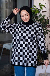 Uygun Fiyatlı GULEN YUZ KAZAK SIYAH | Loccomoda.com 