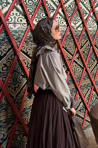 Güpür  Detaylı Gömlek Küf Yeşil