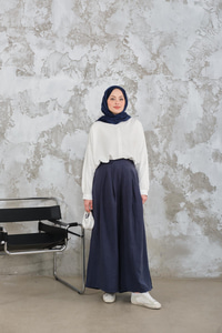 Hakim Yaka Basic Gömlek Beyaz