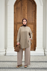 Hakim Yaka Basic Gömlek Çağla Yeşil