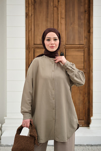 Hakim Yaka Basic Gömlek Çağla Yeşil