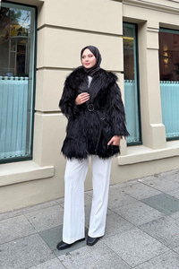 Halka Kemer Detay Kaban Siyah