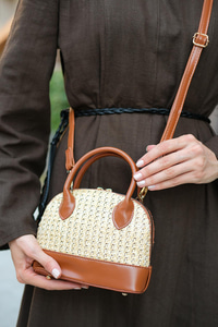 Hasır Çanta Kahverengi