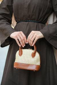 Hasır Çanta Kahverengi