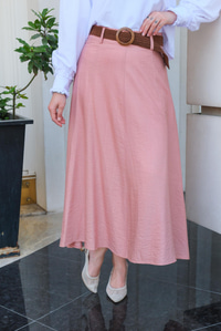 Hasır Kemerli Etek Pudra