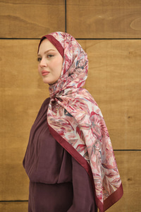 Hazan Soft Şal Bordo