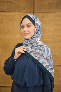 Hazan Soft Şal Lacivert