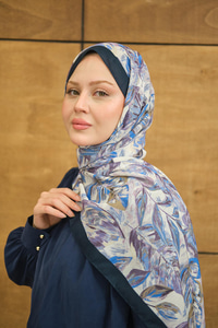 Hazan Soft Şal Lacivert