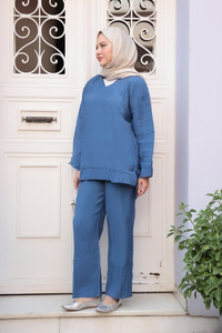 İkili Takım İndigo Mavi