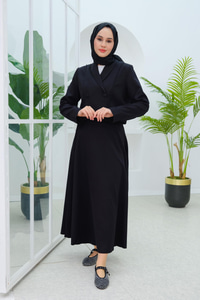 İnci Detaylı Etek Takım Siyah