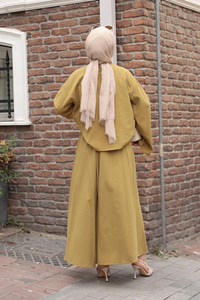 İnci Detaylı Takım  Yağ Yeşil