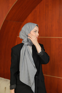 Jakar Şal Gri