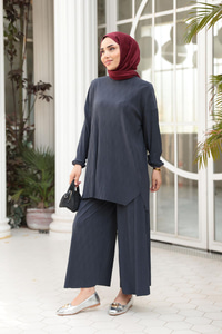 Kabarık Kumaş Takım Antrasit