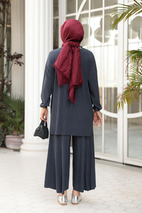 Kabarık Kumaş Takım Antrasit