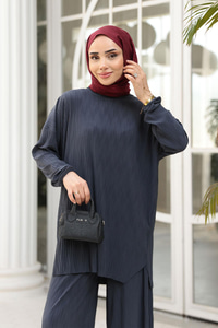 Kabarık Kumaş Takım Antrasit