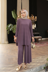 Kabarık Kumaş Takım Vişne Çürüğü