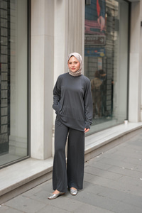 Kaftan Basic Takım Antrasit