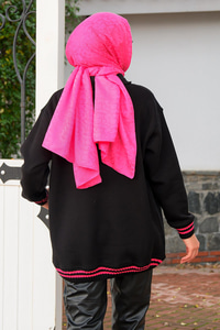 Kanguru Cep Sweat Siyah