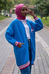 Uygun Fiyatlı KAPITONE KOLEJ CEKET MAVI | Loccomoda.com 