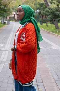 Uygun Fiyatlı KAPITONE KOLEJ CEKET TURUNCU | Loccomoda.com 