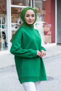 Uygun Fiyatlı KAPITONE TUNIK YESIL | Loccomoda.com 