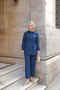 Kargo Cepli Takım Lacivert