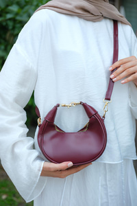 Karpuz Dilim Çanta Bordo