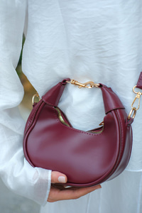 Karpuz Dilim Çanta Bordo