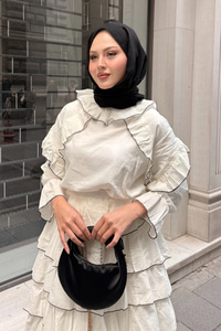 Kat Kat Vual Etekli Takım Bej