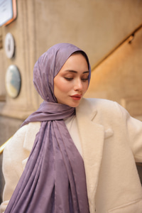 Kaz Ayağı Şal menekşe